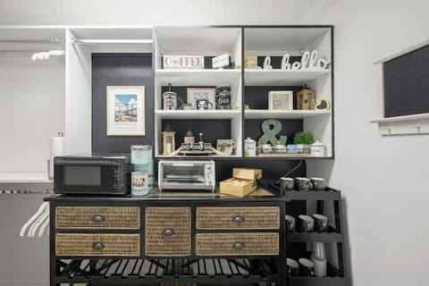 Coffee/Tea Bar in walk-in shower