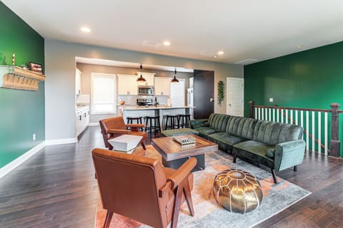 Living Room | 2nd Floor | Central A/C & Heating | Full Futon