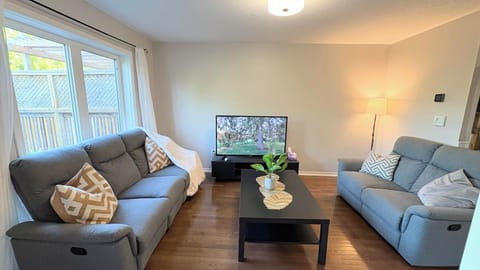 Cozy and Comfy space with lots of natural light with east facing windows.