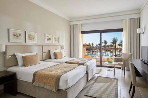 Start the day with sunshine and resort views from bed.