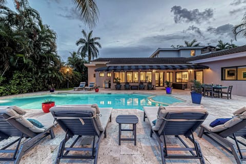 Waterfront Villa with Heated Pool & Spa