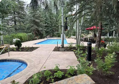 Hot Tub is open year round- pool is seasonal