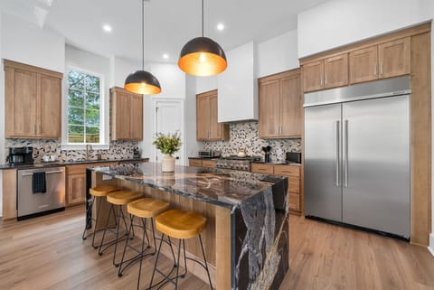 Fully equipped chefs kitchen.