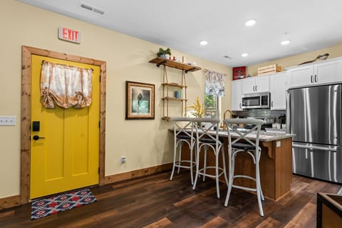 Extra seating at the Kitchen Bar