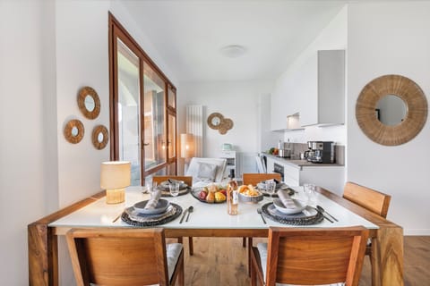 Kitchen and dining area