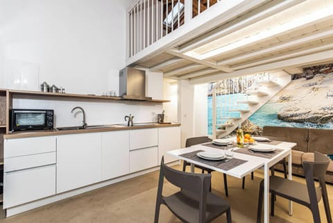 Kitchen and dining area