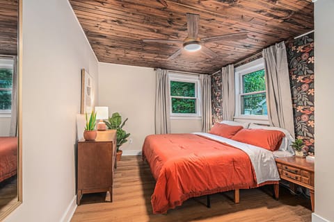 Master bedroom with king bed