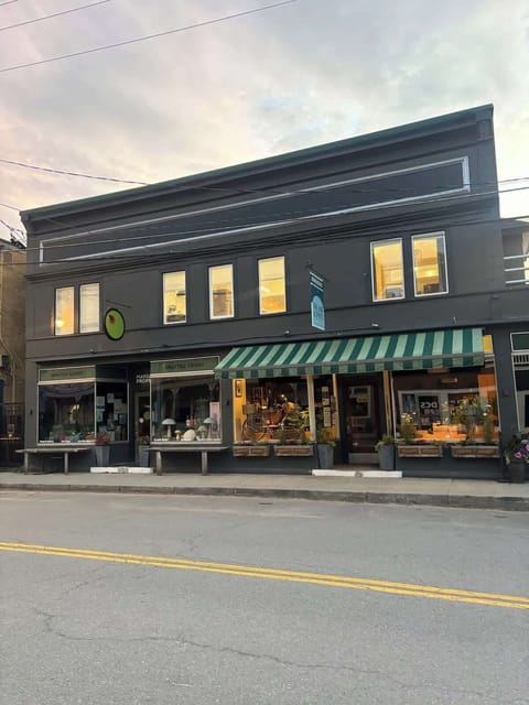 Entire top floor Penthouse. Main Street Narrowsburg on one side, Delaware River on the other.