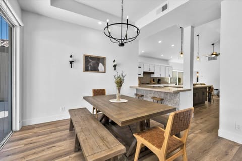 Dining area adjacent to kitchen for an easy dining experience