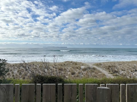 View from our fence. The ever changing cloud and sea formation is entrancing.