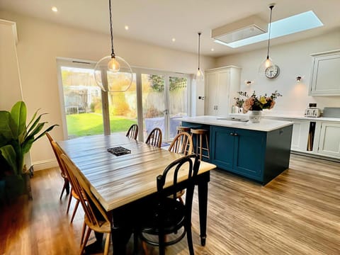 Dining area with views to garden