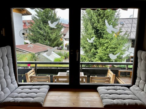 How about a book on the windowsill?