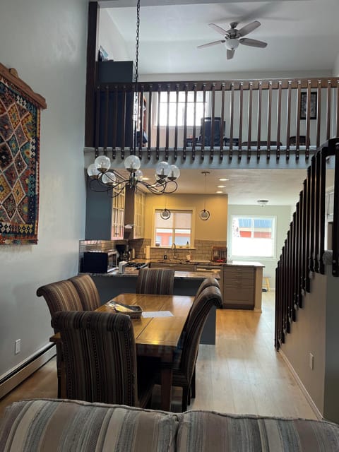 View from below of the loft