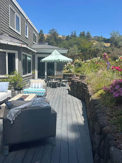 Backyard seating