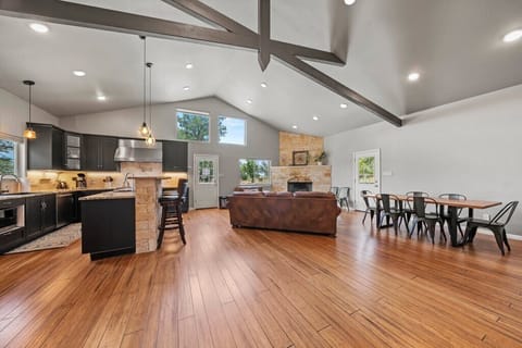 
Enjoy the heart of the home with a bright, open layout where the kitchen, dining, and living areas flow effortlessly—perfect for entertaining, connecting, and relaxing as a group.