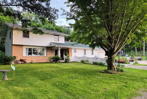 Exterior of the front of the house.