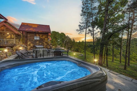 Bask in bubbling bliss in Unit A’s hot tub or dine alfresco on the back patio​