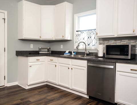 Fully stocked kitchen