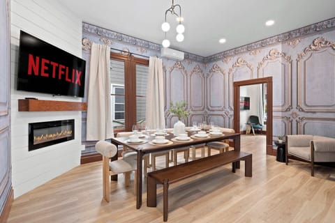 Open-concept living space with stylish seating and modern finishes