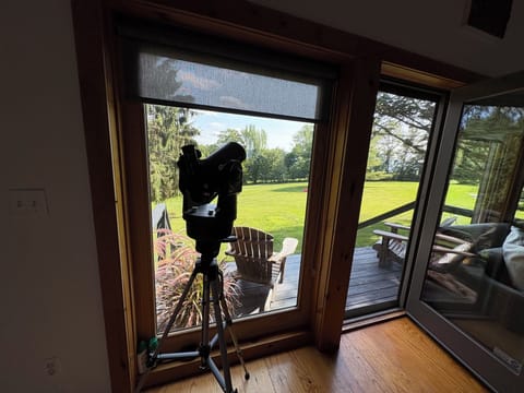 telescope to view the stars