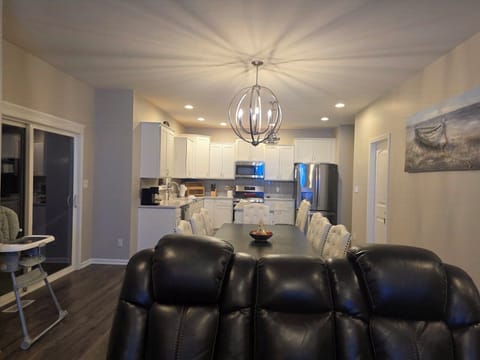 Open Concept Dining Room and Kitchen