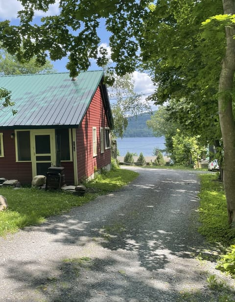 View of Badger Lane and South end of the camp