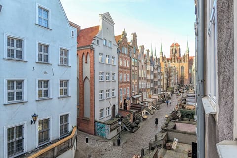 The apartment provides a perfect spot for enjoying the city view.