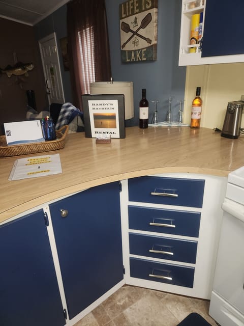 FREE wine bar with select varieties on hand. Welcome center with Guestbook.