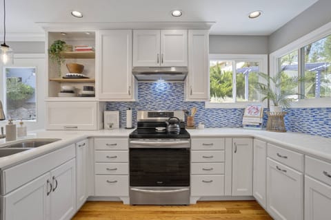 Kitchen with modern appliances