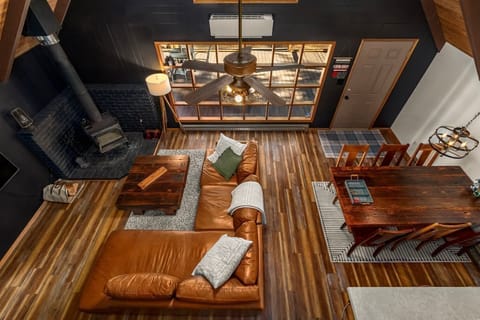 Living room area from loft