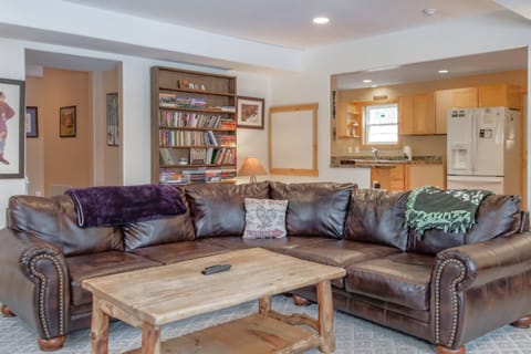Gather with your family and friends on cozy seating in the living room