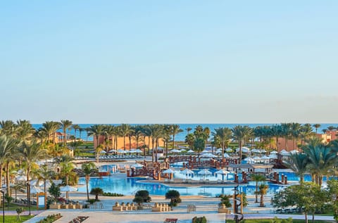 Soak in sweeping pool views with endless blue horizons.