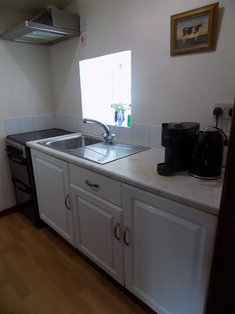 Kitchen. Tea and coffee are provided.