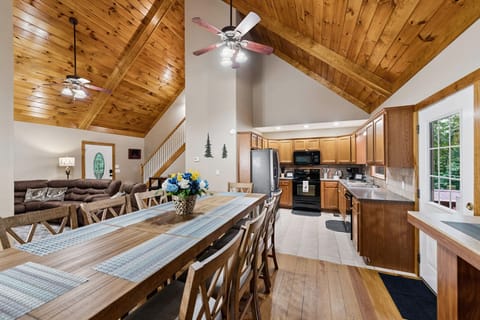 Kitchen and Dining Space on main level