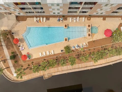 Overhead Community Pool