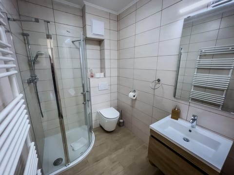 Apartment/flat, shower, WC, river view - Nockalm Cottage Apartment in Carinthia, Austria