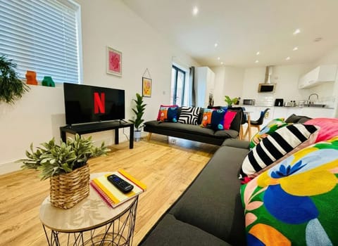 Open plan living area