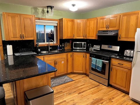 Enjoy a fully stocked kitchen