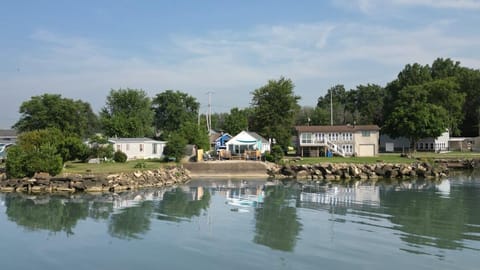 Cottage view from the water.