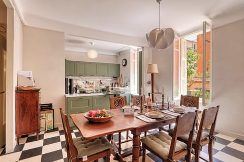 Kitchen and dining area