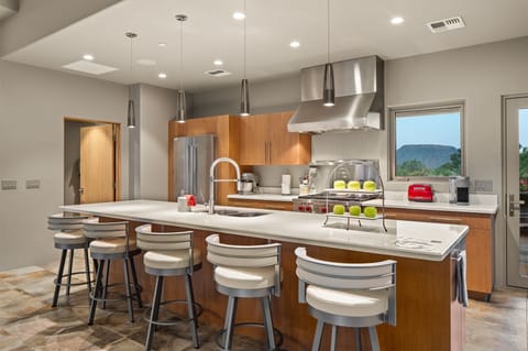 Additional bar seating for 5