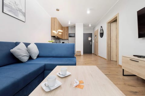 Unwind on the comfortable sofa that can be converted into double bed.