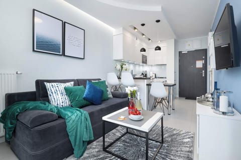 Sofa and coffee table in the living room.