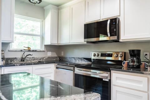 Cook up your favorites in a fully equipped kitchen — everything you need, right at your fingertips