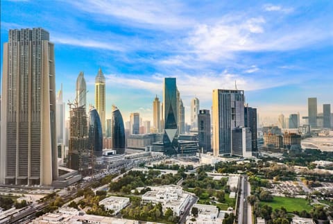 Skyline View: Marvel at breathtaking cityscapes from your luxury retreat in the heart of Dubai!
