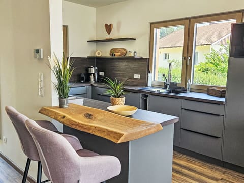 Furniture, Flooring, Wood, Interior Design, Countertop, Floor, Wood Flooring, Table, Chair, Home