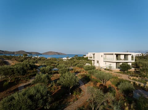 Every hour feels golden in this outdoor haven overlooking the Aegean Sea.