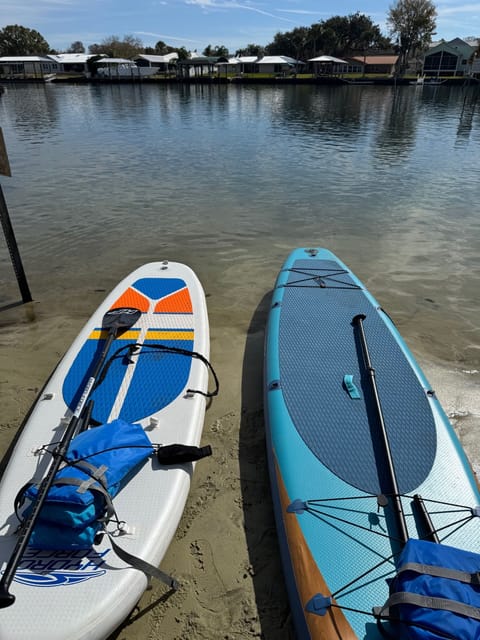 Inflatable Paddle Boards Included with your stay!