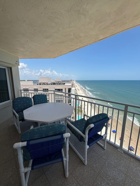 View of the North coast from the living room balcony.