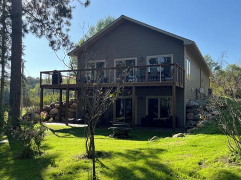 Lake side of the house